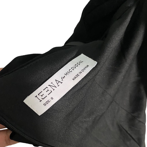 NWT IEENA by mac Duggal style no. 26595 black dress sz-8 - Picture 6 of 6